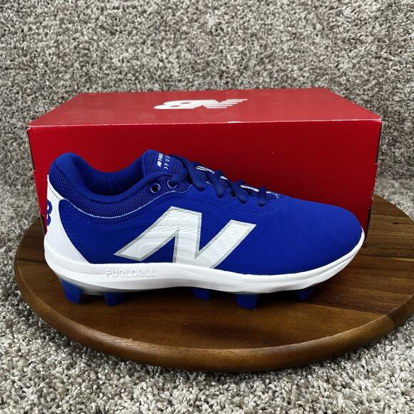 New Balance FuelCell Fuse V4 Molded Softball Womens Size 8 Shoe Cleat Blue White - Picture 1 of 12